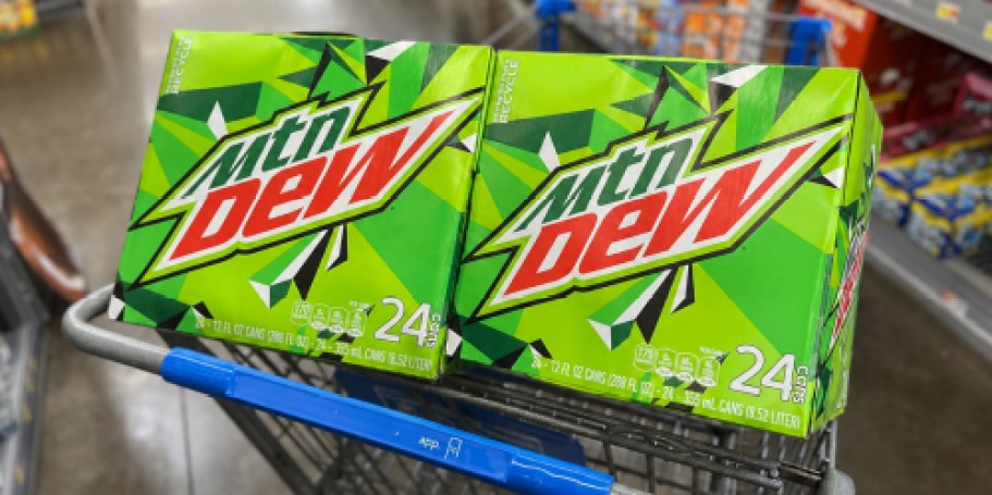 Mountain Dew 24-Packs Just $8.97 Each After Walmart Cash (Will Sell Out!)