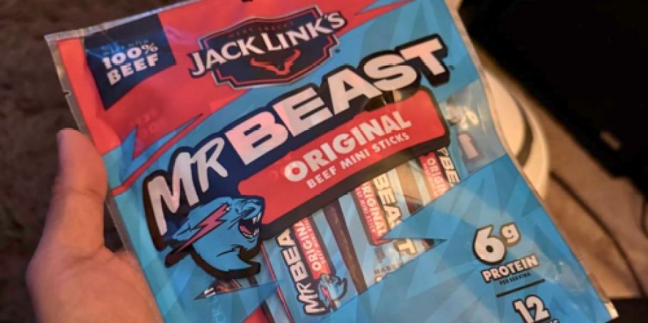 Jack Link’s x MrBeast Mini Beef Sticks 12-Pack Just $5 Shipped on Amazon
