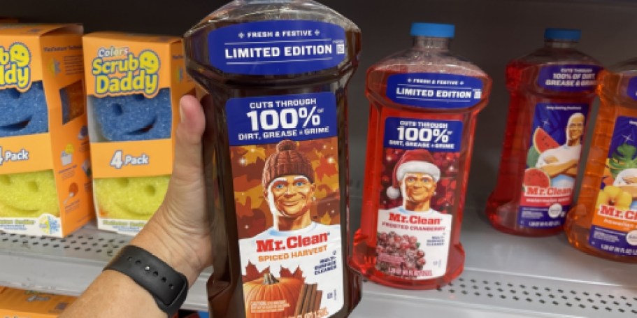 Mr. Clean Multi-Surface Cleaner Just $3.94 After Walmart Cash | Includes NEW Fall Scents