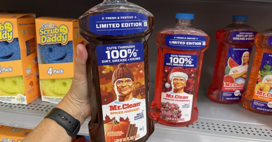 Mr. Clean Multi-Surface Cleaner Just $3.94 After Walmart Cash | Includes NEW Fall Scents