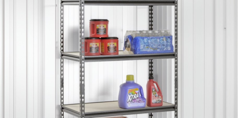 4-Shelf Metal Storage Rack Only $51 Shipped on Walmart.com (Holds 2,000 Pounds!)