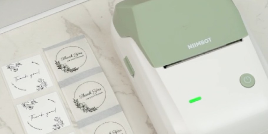 Wireless Thermal Label Maker Only $14.99 Shipped on Amazon (No Ink Needed!)