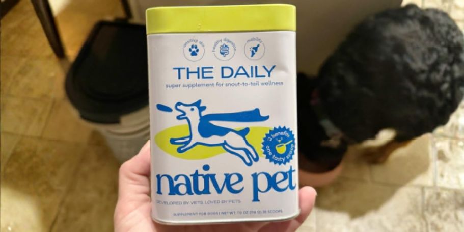 Score 50% Off Native Pet Supplements for Amazon Prime Members