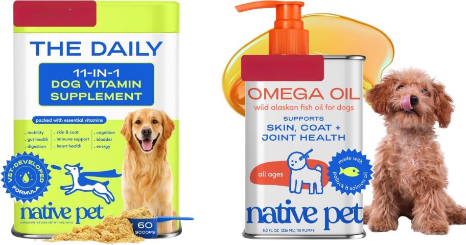 two Native Pet supplements