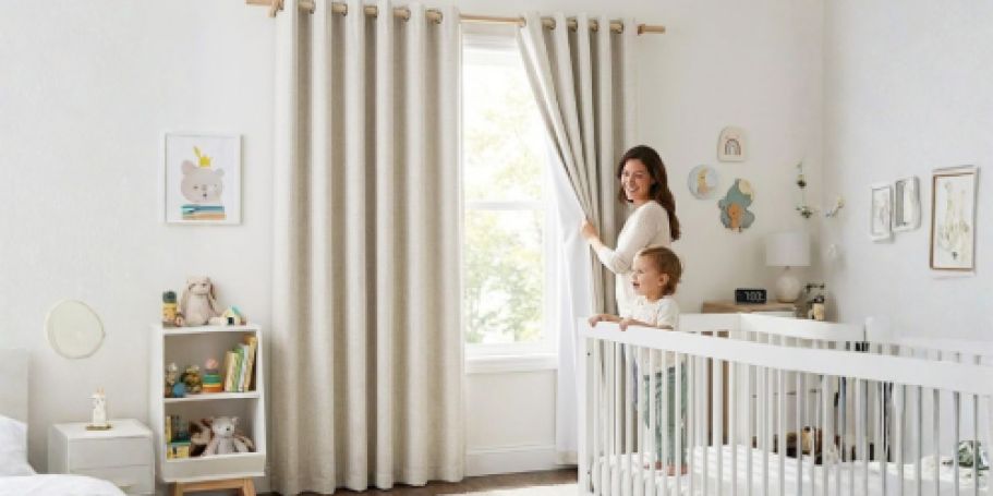 WOW! 100% Blackout Curtains Under $17 on Amazon (Pottery Barn Look for Less)