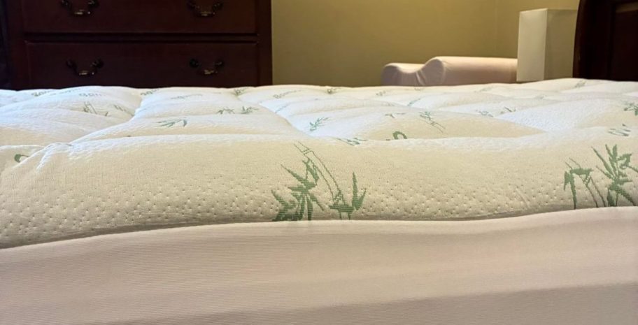 Niagara Sleep Solution Ultra Soft Mattress Topper on bed