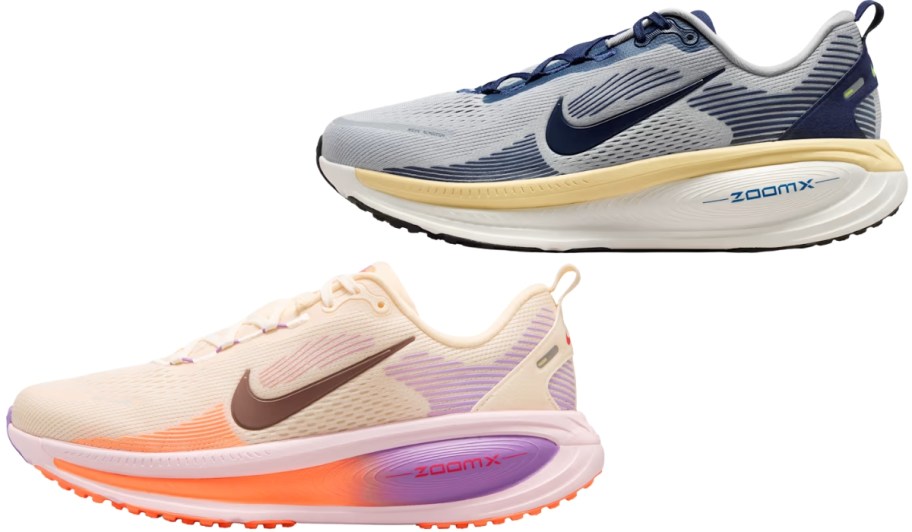 womens and mens nike vomero running shoes