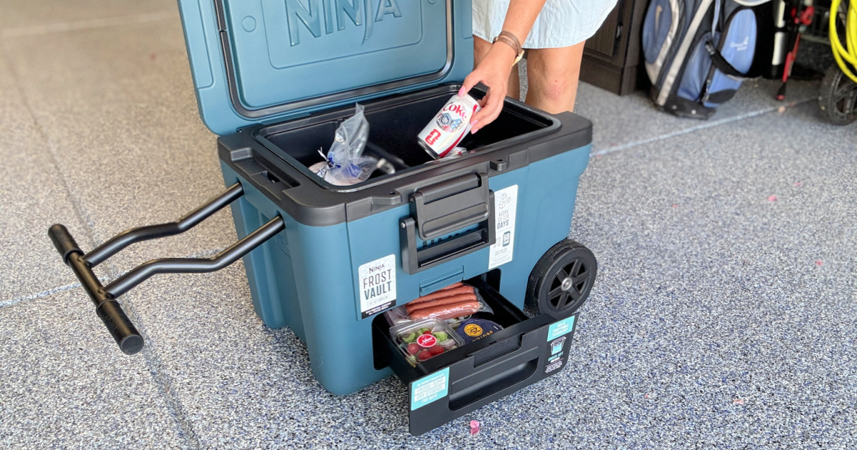 Score the Best Price on a Ninja FrostVault Wheeled Cooler w/ Cutting Board – Today Only!