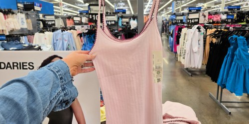 No Boundaries Tanks & Cami Tops from $4.98 at Walmart