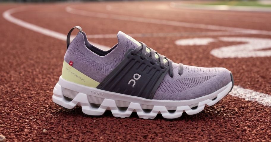 On Running Cloudswift 3 Men's Shoe on running track