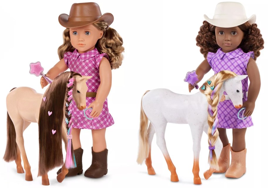 Our Generation 18&rdquo; Doll and Horse Sets