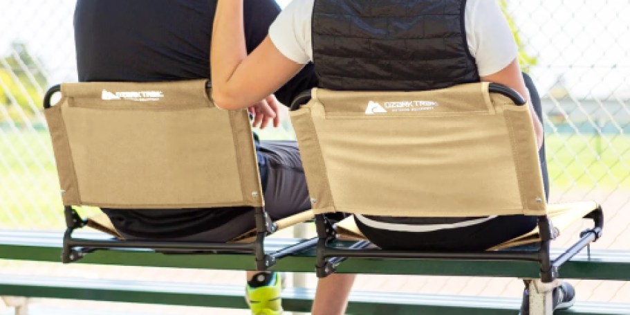 Ozark Trail Foldable Stadium Seat Just $12.50 on Walmart.com (Reg. $25)