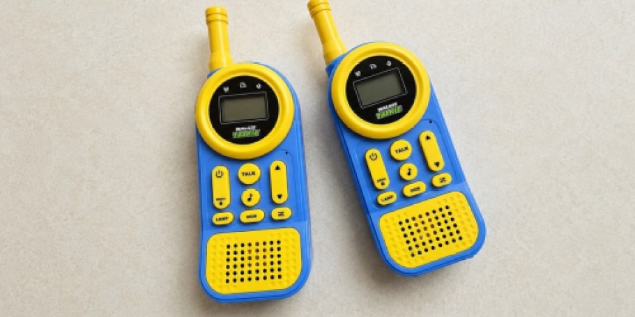 Kids Walkie Talkies Set Just $5.99 on Amazon (3-Mile Range)