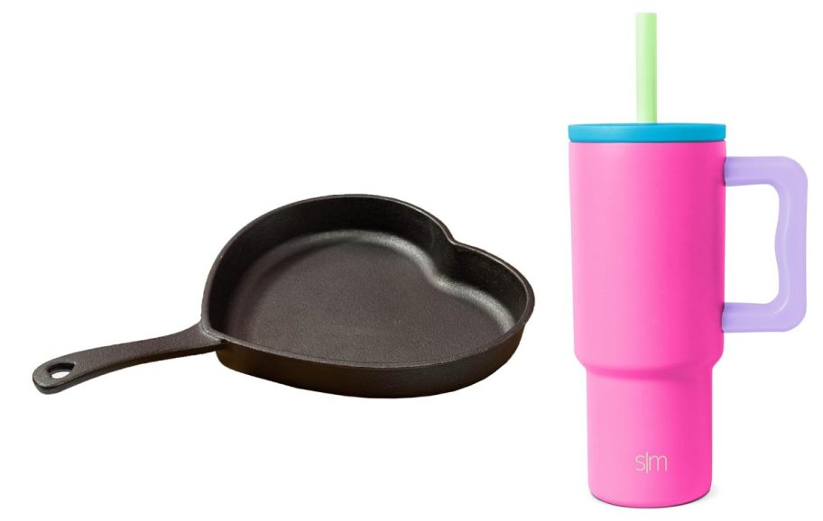 Paris Hilton Cast Iron Pan and Simple Modern Kids Tumbler