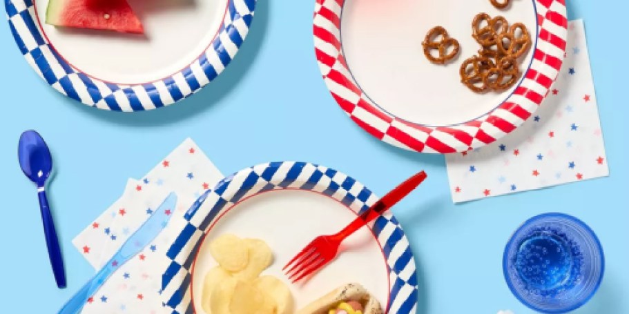 Throwing a Summer Cookout? Check Out Target’s Disposable Patriotic Tableware!