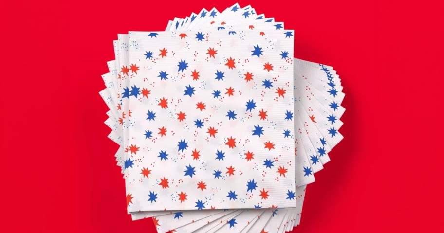 Patriotic Napkins at Target