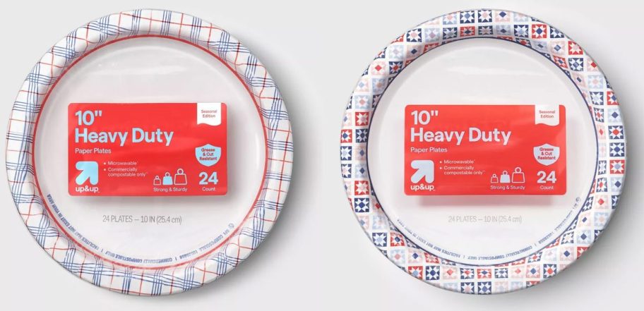 Patriotic Paper Plates from Target