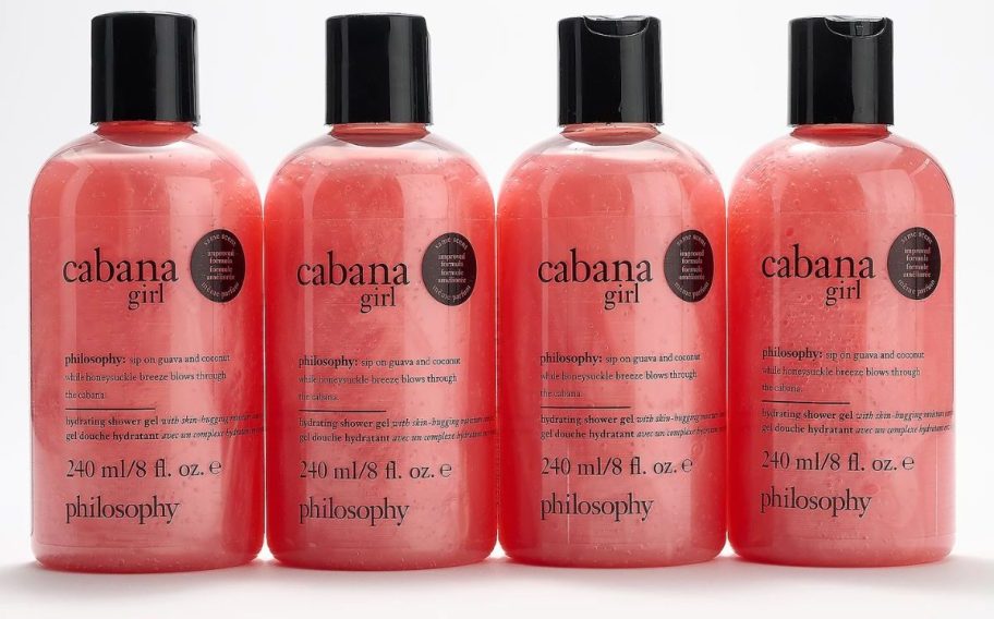 4 Philosophy Shower Gels