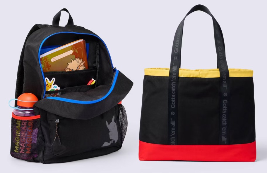 Pokémon Adventure Backpack and Pokémon Adventure Tote