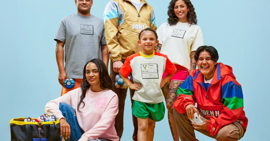 *NEW* Pokémon x Target Collection Drops 6/6 | Starter Jackets, Tees, Bag Charms, & More