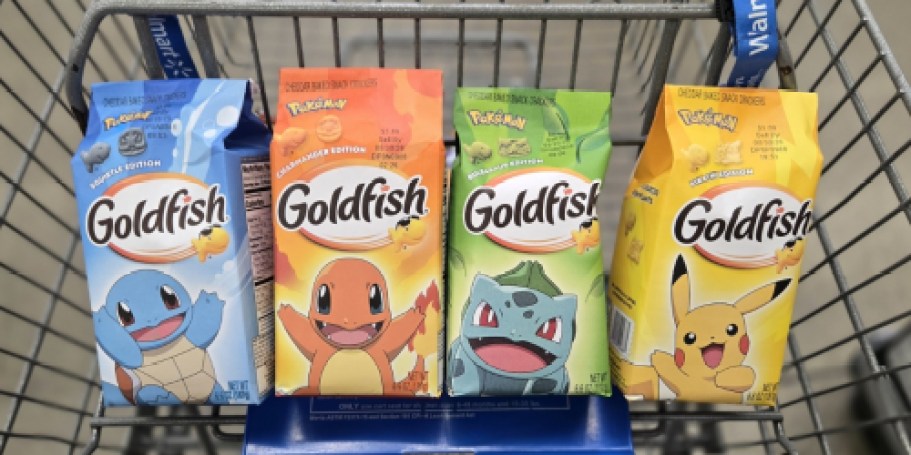 NEW Pokémon Goldfish Crackers Spotted at Walmart