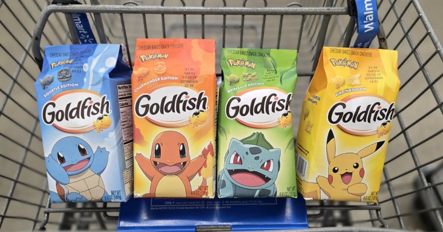 NEW Pokémon Goldfish Crackers Spotted at Walmart