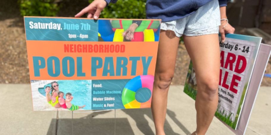 Walgreens Custom Yard Signs Just $12 + Free Same-Day Pickup (+ An Easy Decor Hack!)