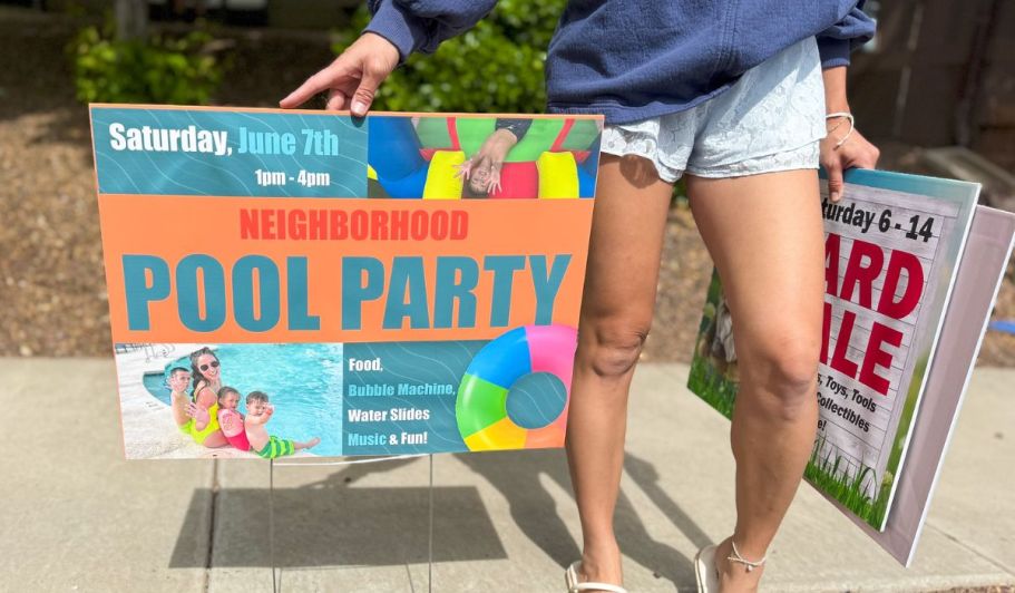 Walgreens Custom Yard Signs Just $12 + Free Same-Day Pickup (+ An Easy Decor Hack!)