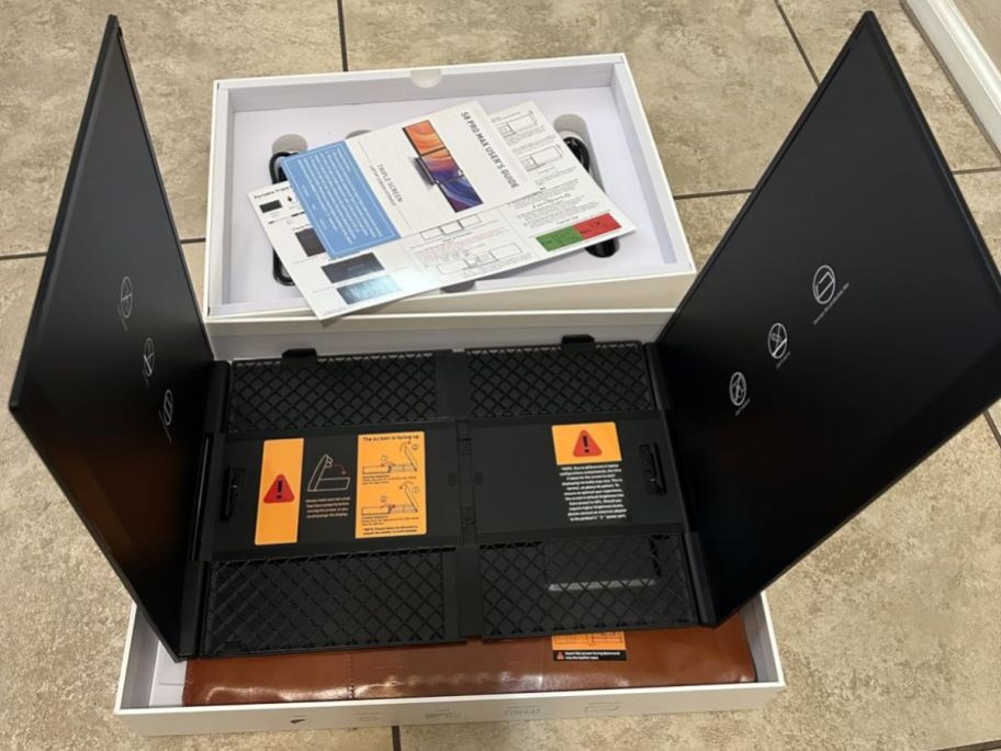A portable triple Laptop Extender