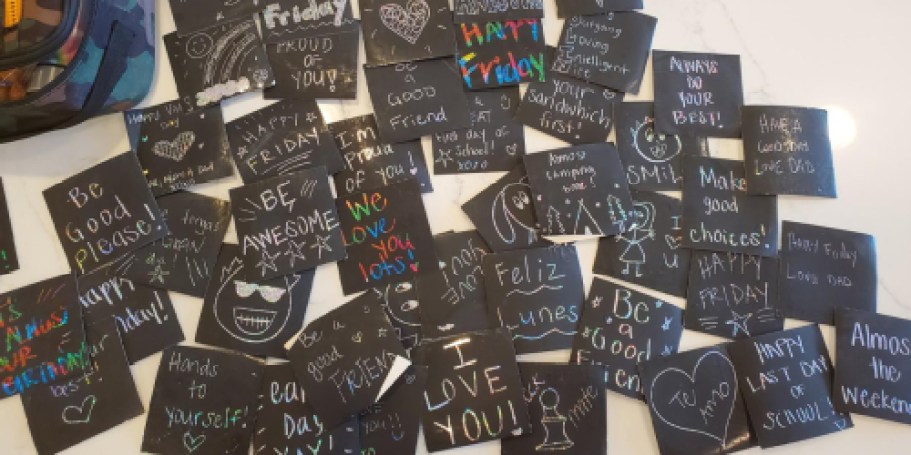 Scratch Art Notes Set Only $5 on Amazon (Reg. $12) | Perfect for Lunch Boxes