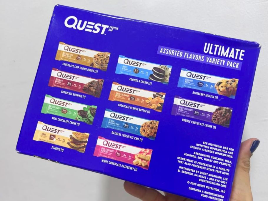 Quest Protein Bars 24-Count Just $31.78 Shipped w/ THREE Amazon Discounts