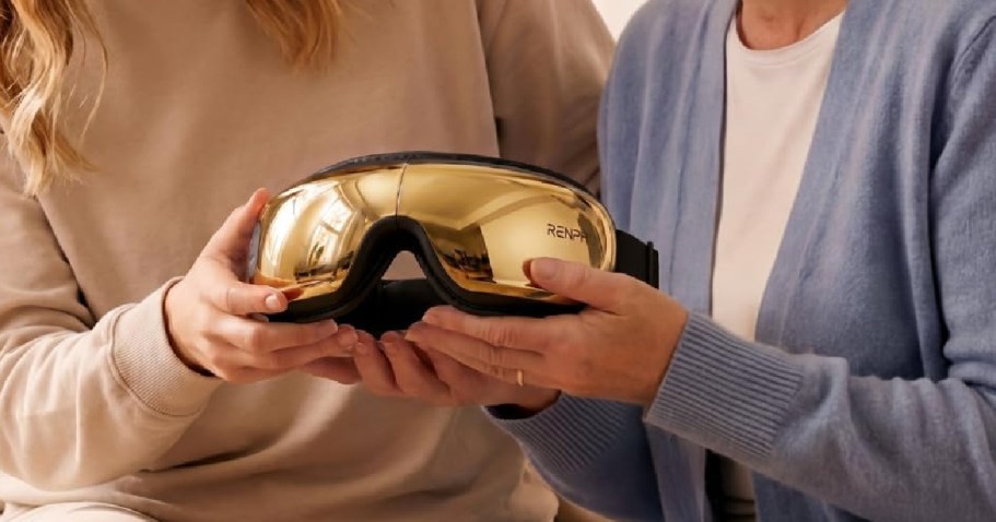 Heated Eye Massager w/ Voice Control Only $62.98 Shipped on Amazon | Great Gift Idea