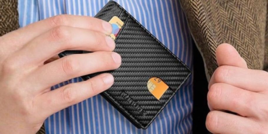 Up to 65% Off Men’s RFID-Blocking Wallets on Amazon (Father’s Day Gift Idea!)