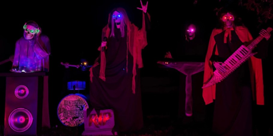 Upgrade Your Halloween Display w/ Lowe’s Bluetooth Reaper Band Animatronics!