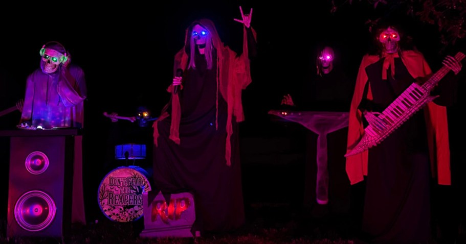 Upgrade Your Halloween Display w/ Lowe’s Bluetooth Reaper Band Animatronics!