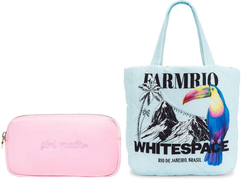 Stock images of Stoney Clover Lane Bag and Farm Rio Tote bag