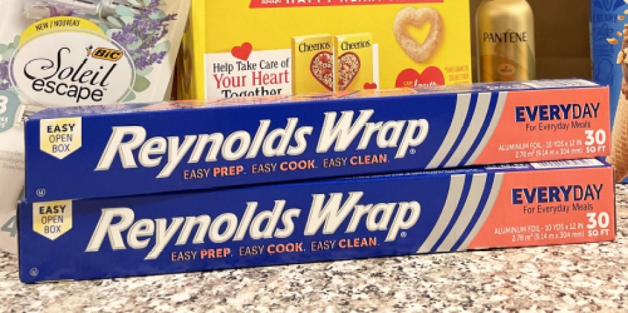 Reynolds Wrap Aluminum Foil 30′ Roll Only $2 Shipped on Amazon