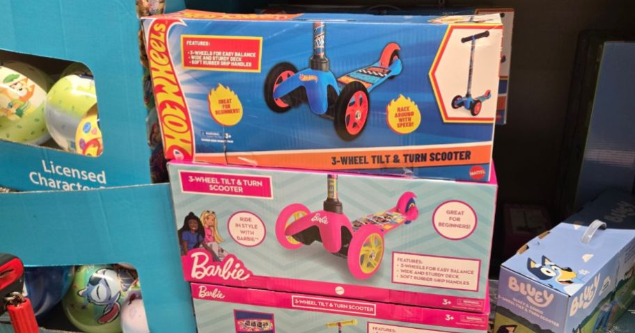 Sakar Character 3-Wheel Scooters in store