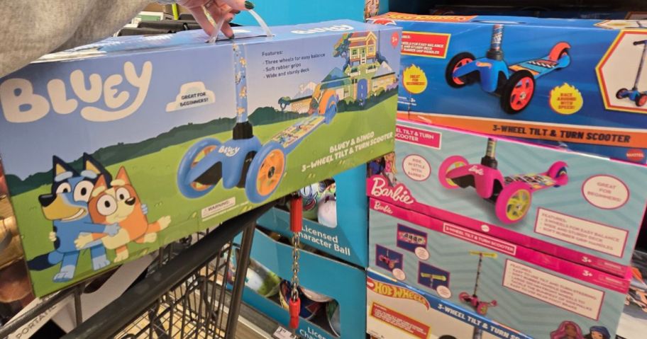Sakar Character 3-Wheel Scooters in store