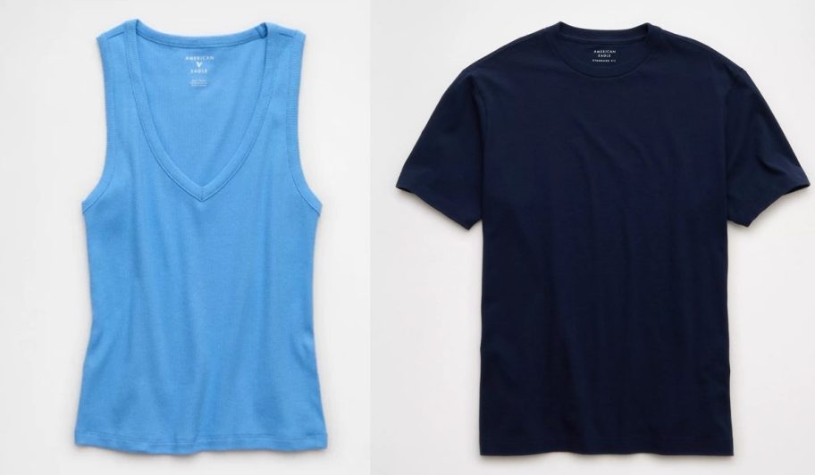 Sale Tanks and Tees at AE