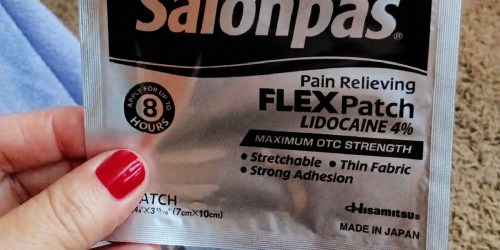 Free Salonpas Pain Relief Patch Sample