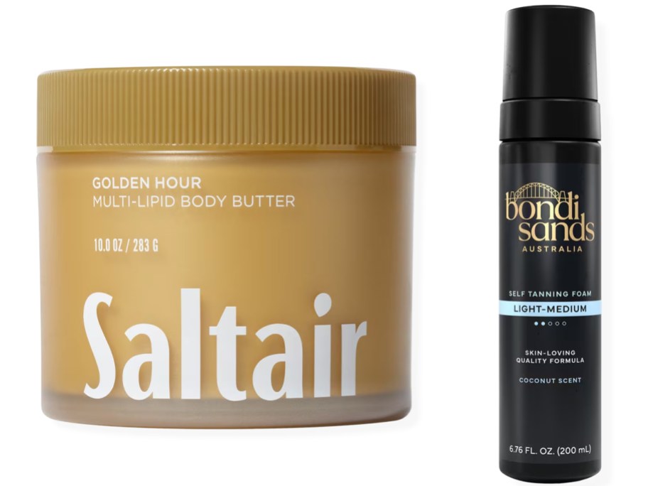 Saltair Multi-Lipid Replenishing Body Butters and Bondi Sands Salon Quality Self Tanning Foam
