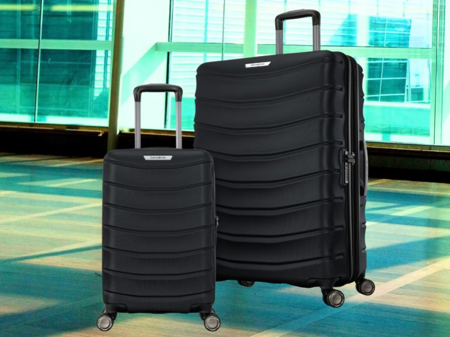 Samsonite Lineate XLT Hardside 2-Piece Luggage Set in airport