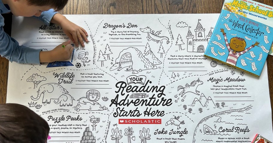 Keep Kids Excited About Reading w/ This FREE Scholastic Summer Reading Poster!