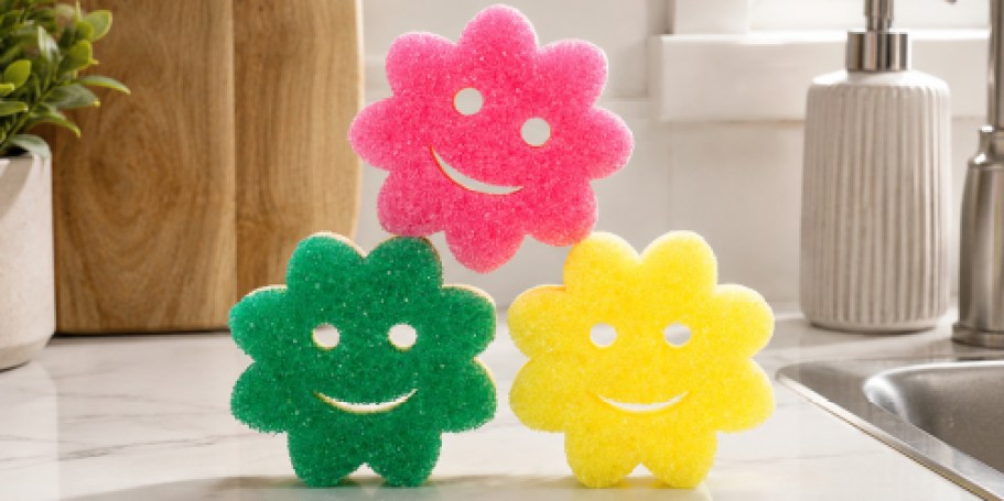 Scrub Mommy Flower Sponges 3-Pack Only $10.49 on Walmart.com
