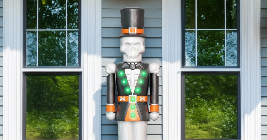 *NEW* Halloween Blow Molds on Walmart.com (Includes 6′ Skeleton Nutcracker w/ Lights & Sound!)