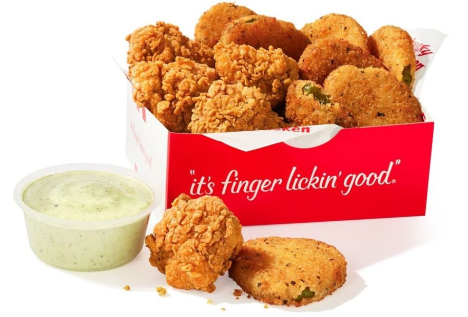 kfc Snack Box Nuggets + Fried Pickles