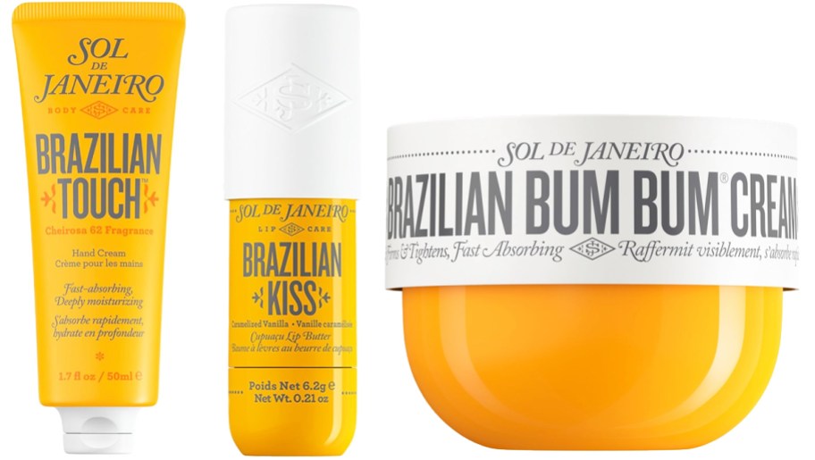 3 Sol de Janeiro products in a row
