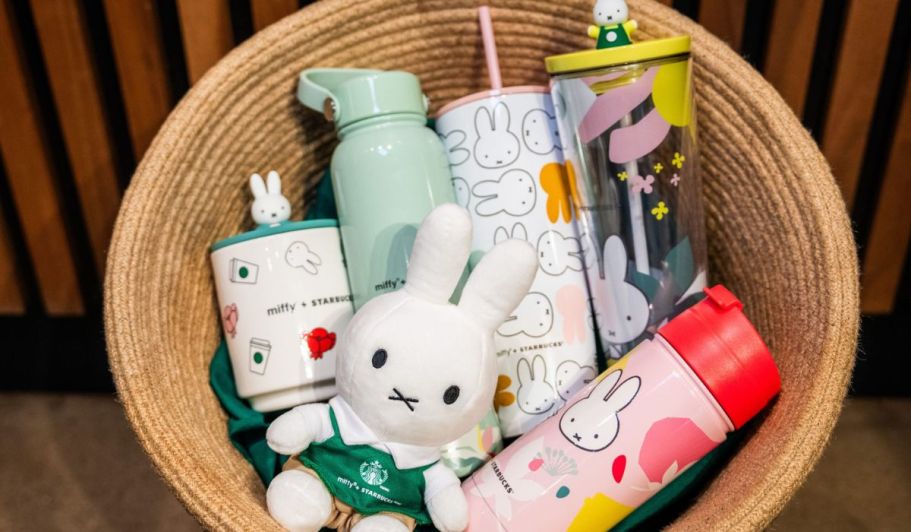 The NEW Miffy + Starbucks Collection Is Too Cute