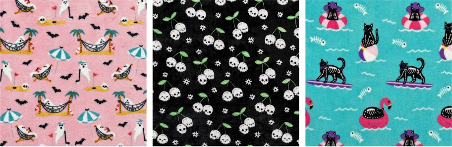 Summerween Throw Blankets